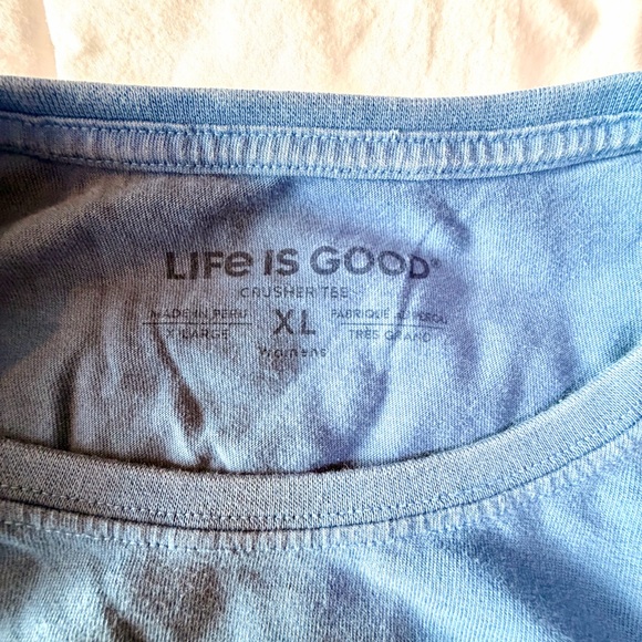 Life Is Good T-Shirt “EVERY LITTLE THING GONNA BE ALRIGHT” 100% cotton W XL $25 - Picture 7 of 8